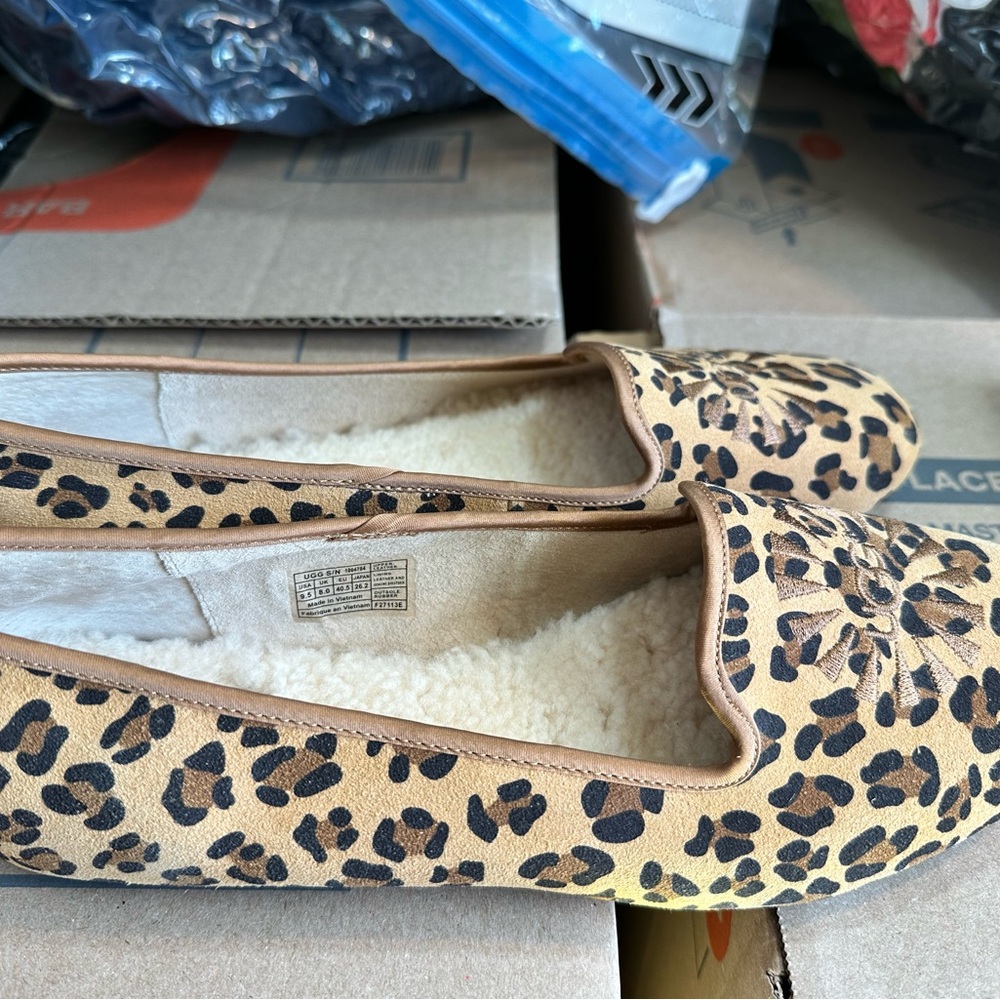 UGG Leopard Print Women's Slippers